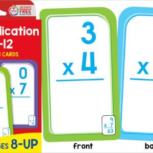 School Zone - Get Ready Flash Cards Multiplication & Division 2 Pack - Ages 8 to 9, 3rd Grade, 4th Grade, Multiplication 0-12, Division 0-12, Elementary Math, and More