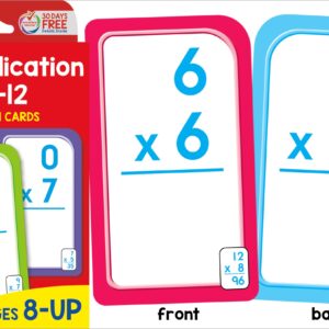 School Zone - Get Ready Flash Cards Multiplication & Division 2 Pack - Ages 8 to 9, 3rd Grade, 4th Grade, Multiplication 0-12, Division 0-12, Elementary Math, and More