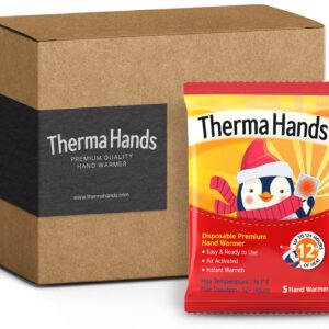 Hand Warmers (4 Packs) - Premium (Size: 3.5 inch x 4 inch, Duration: 12+ Hours, Max Temp: 163 F) Air-Activated, Convenient, Safe, Natural, Odorless, & Long Lasting Hand Warmers Disposable