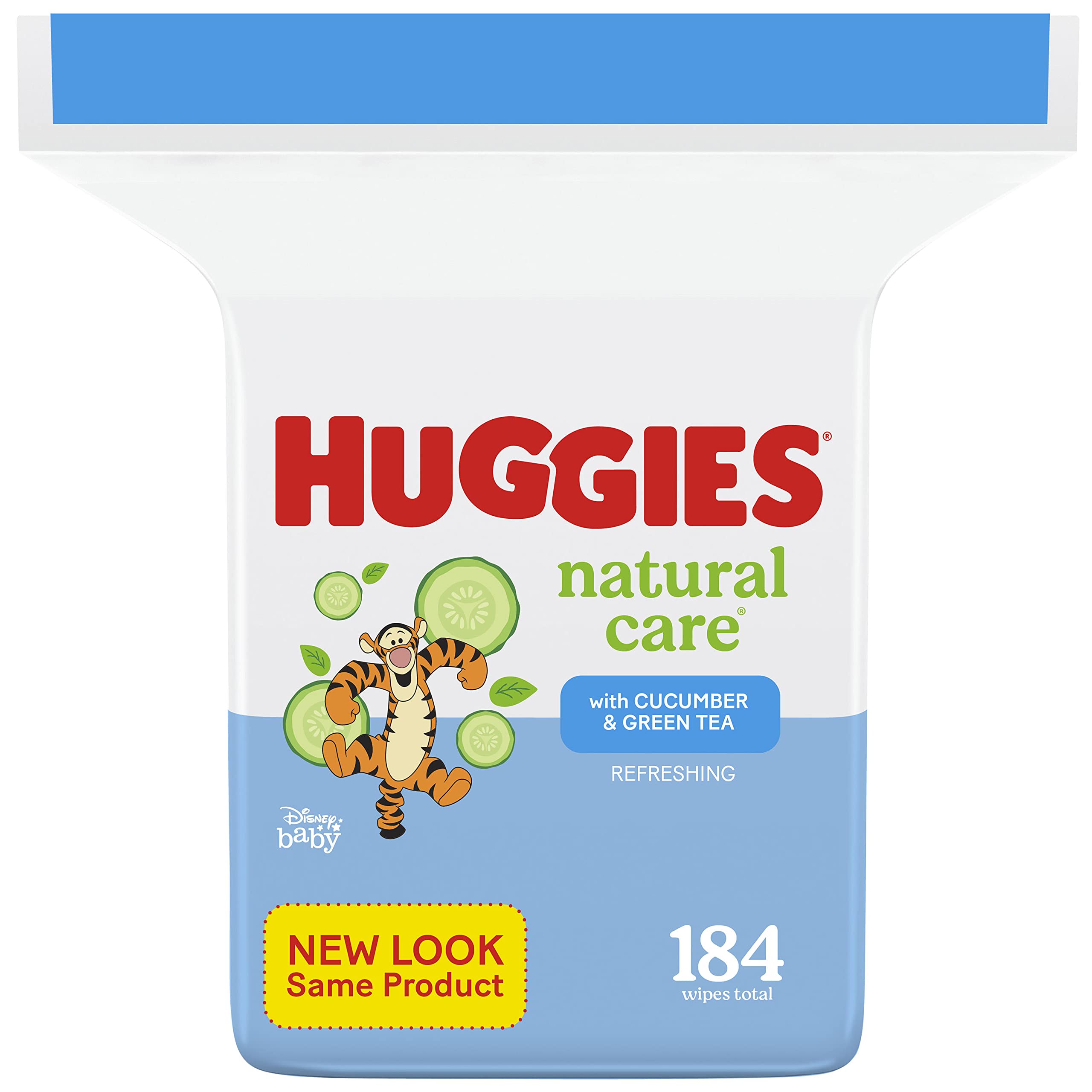 Huggies Natural Care Refreshing Baby Wipes, Scented, 1 Refill Pack (184 Wipes Total)