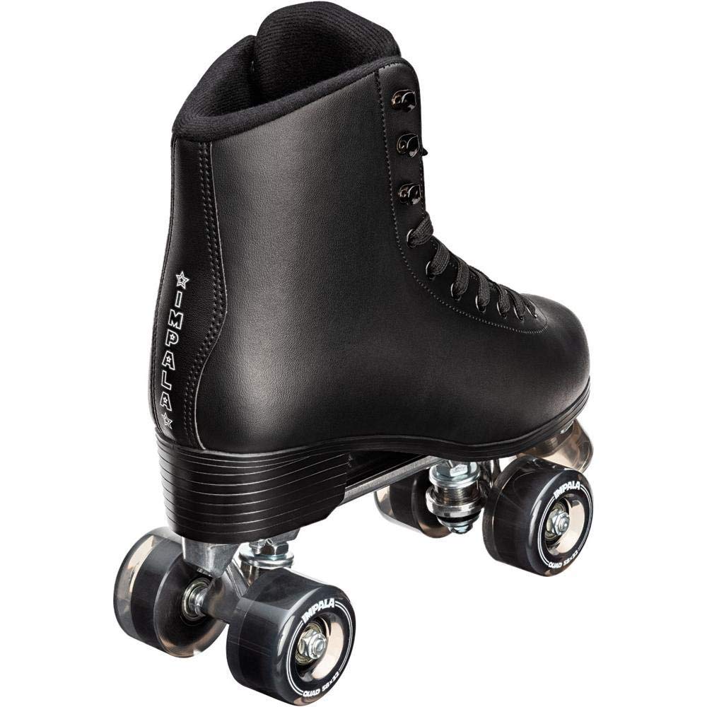 Impala Rollerskates Impala Quad Skate (Big Kid/Adult) Black 11 (US Men's 9, Women's 11) M