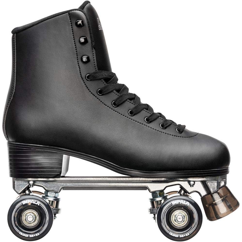 Impala Rollerskates Impala Quad Skate (Big Kid/Adult) Black 11 (US Men's 9, Women's 11) M