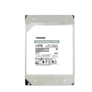 Toshiba X300 14TB Performance & Gaming 3.5-Inch Internal Hard Drive - CMR SATA 6 Gb/s 7200 RPM 256 MB Cache - HDWR21EXZSTA