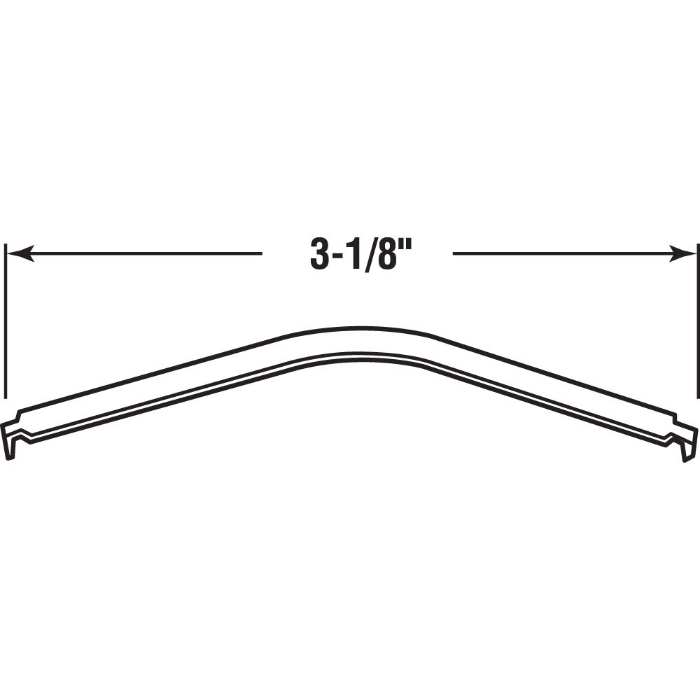 Prime-Line L 5629 Window Screen Tension Springs, 1/4 In. x 3-1/8 In., Spring Steel, Zinc Plated (6 Pack)