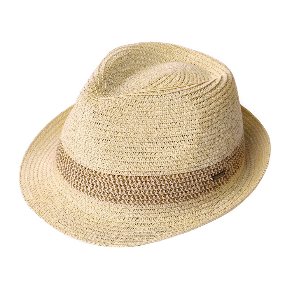 Fancet Extra Large XL Packable Straw Fedora Panama Sun Summer Beach ...