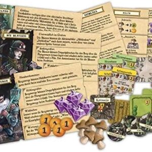 Lookout Games Caverna The Cave Farmers The Forgotten Folk Board Game EXPANSION | Cooperative Farming Strategy Game for Adults and Kids | Ages 12+ | 1-7 Players | Avg. Playtime 30-210 Minutes | Made by