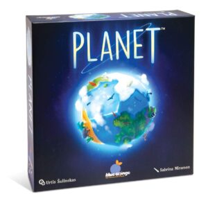 blue orange games planet board game - award winning kids, family or adult strategy 3d board game for 2 to 4 players. recommended for ages 8 & up.