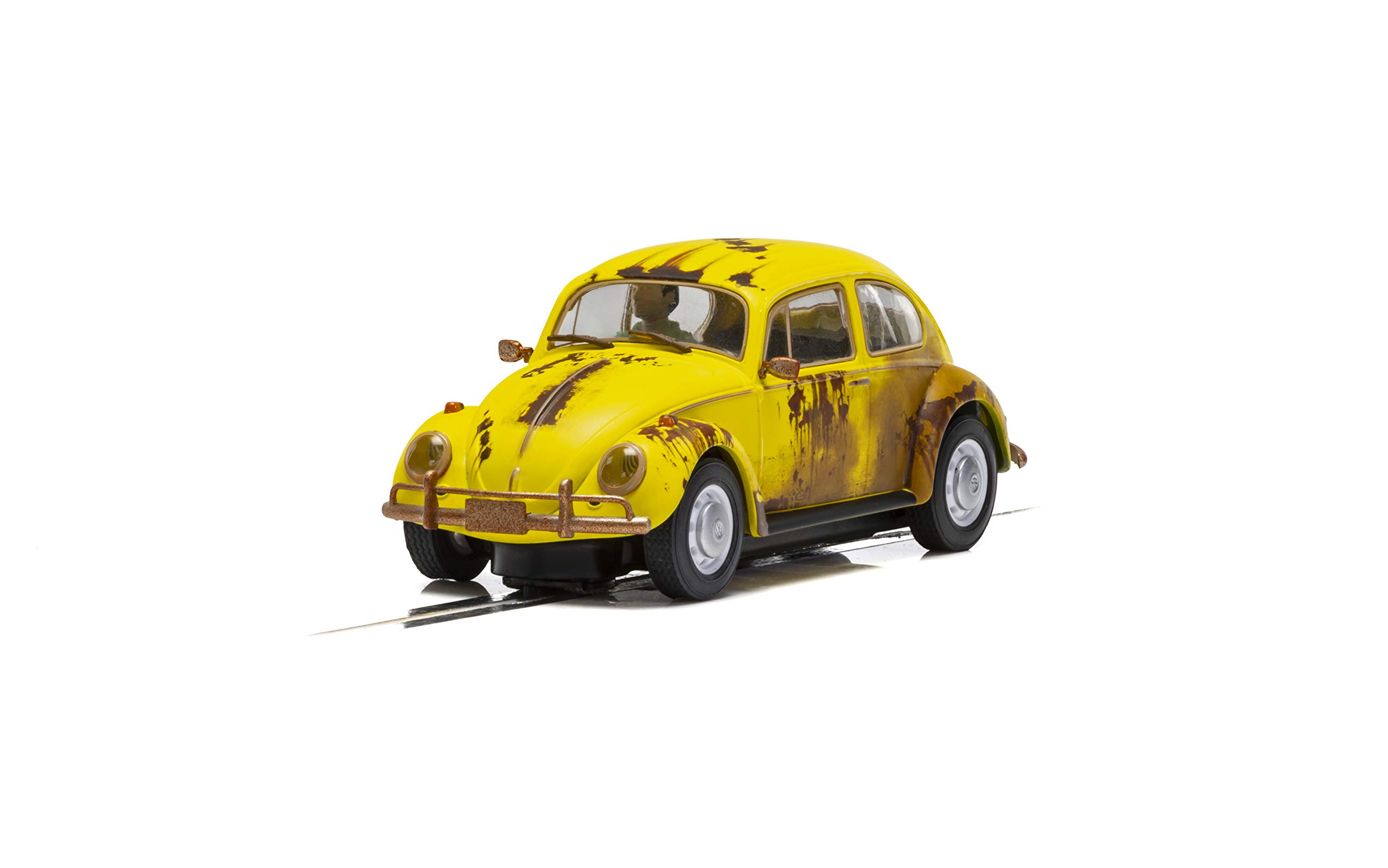 Scalextric Volkswagen Beetle Rusty Yellow 1:32 Slot Race Car C4045