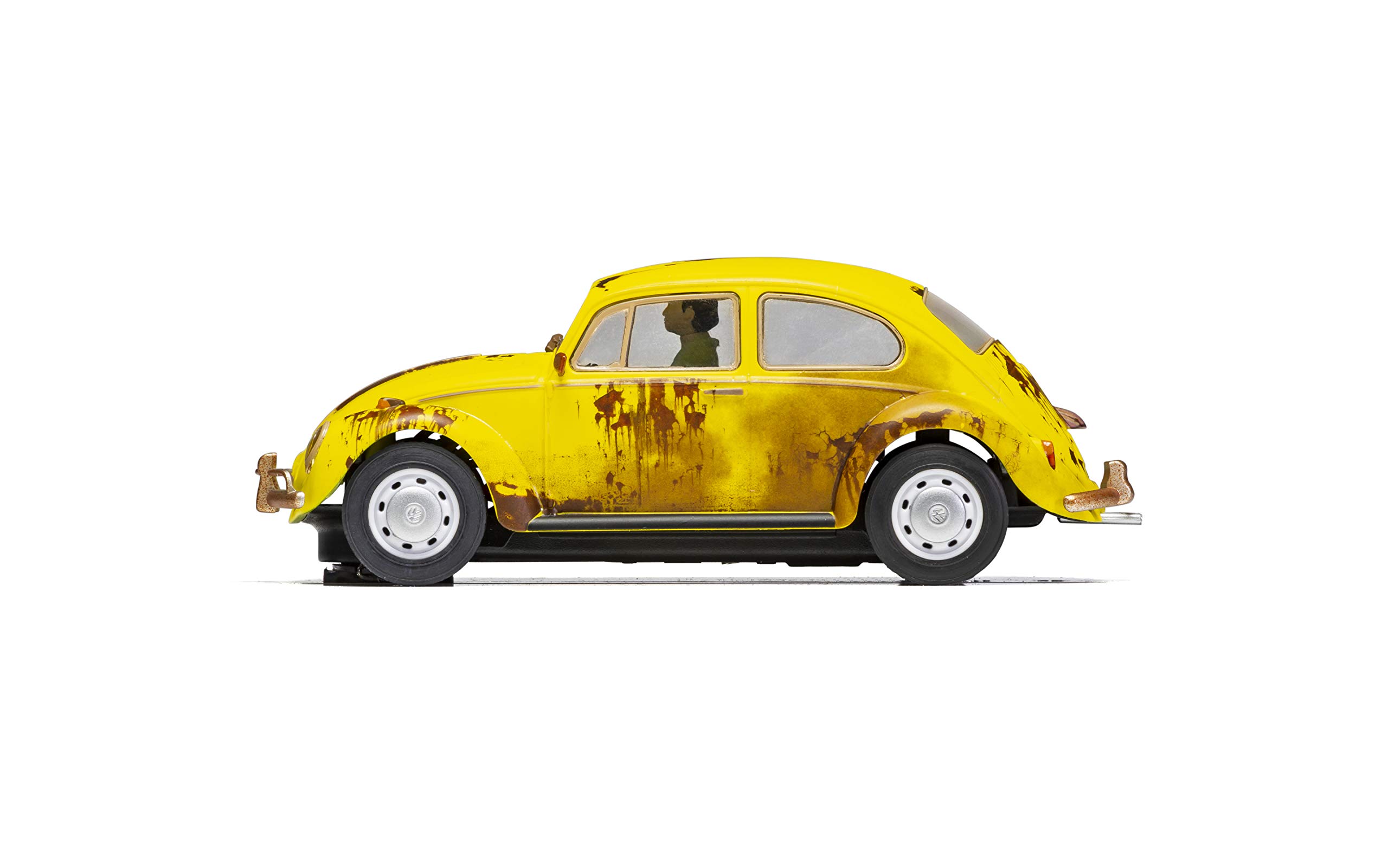 Scalextric Volkswagen Beetle Rusty Yellow 1:32 Slot Race Car C4045