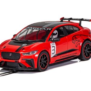 Scalextric Jaguar I-Pace Red #3 1:32 Slot Race Car C4042