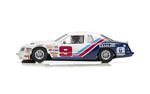 Scalextric Ford Thunderbird Stock Car 1:32 Slot Race Car C4035, White, Red & Blue