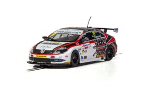 scalextric volkswagen passat cc team hard btcc 1:32 slot race car c4016