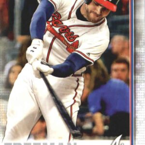 2019 Topps Baseball #183 Freddie Freeman Atlanta Braves