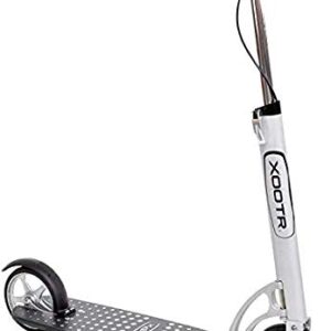 Xootr Mg Teen/Adult Kick Scooter - 800+lb Capacity - Life Long Backing - QuickClick Latch Folding Mechanism - Front & Rear Brake