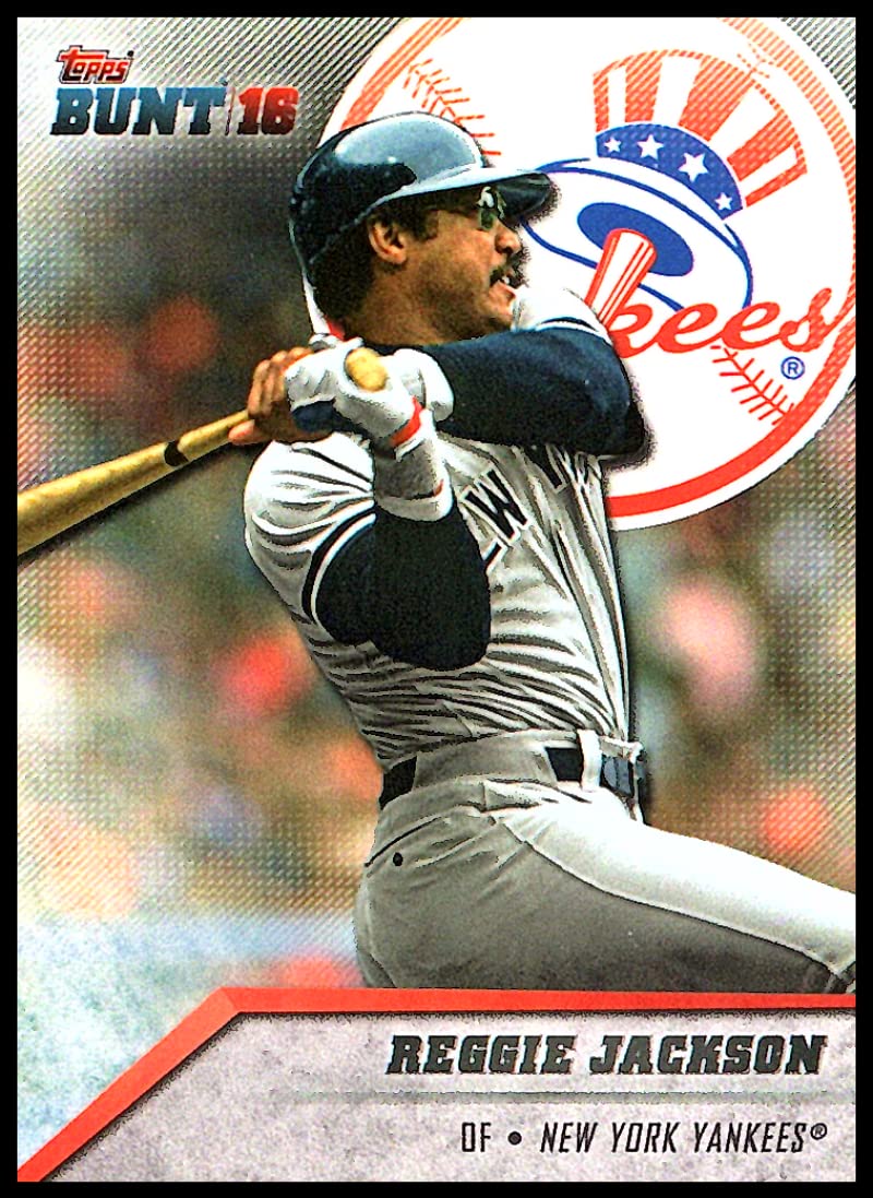 2016 Topps Bunt #118 Reggie Jackson Yankees MLB Baseball Card NM-MT