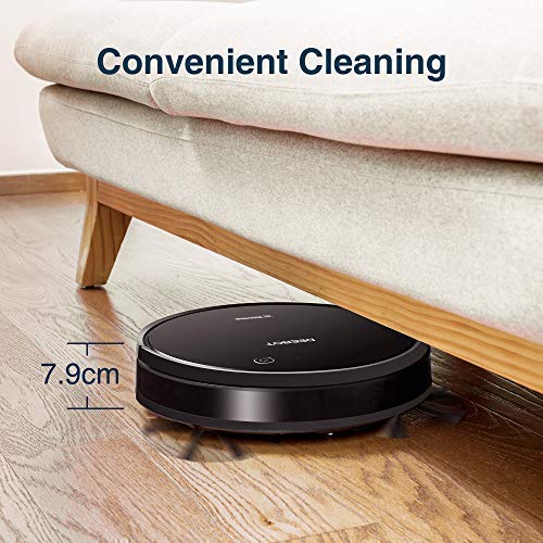 ECOVACS DEEBOT 601 Robot Vacuum Cleaner, S-Shaped Systematic Movement, Power Suction & 2 Specialized Cleaning Modes for Pet Hair, Thin Carpets & Hard Floors (Renewed)