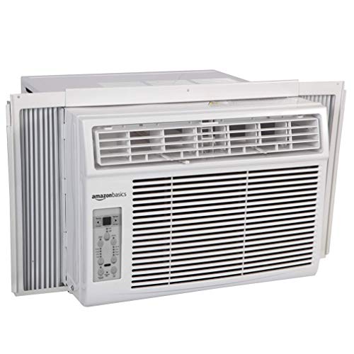 Amazon Basics Window-Mounted Air Conditioner with Remote - Cools 450 square feet, 10,000 BTU