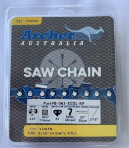 20" .325-063-81dl ripping chainsaw chain replaces stihl ms261, ms271, ms291, k3c-rp-81e