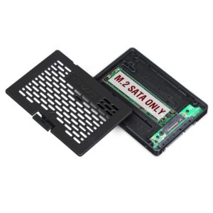 icy dock m.2 sata ssd to 2.5 inch sata iii ssd enclosure adapter tool free | ezconvert mb703m2p-b