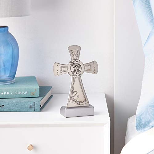 Precious Moments Baptism Cross, Cream/White