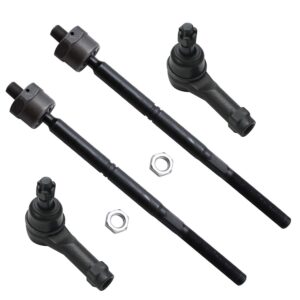 Detroit Axle - Front End 12pc Suspension Kit for 2WD 05-08 Ford F-150 Lincoln Mark LT [Base Payload] 4 Upper Lower Control Arms 2 Sway Bar Links 4 Tie Rods 2 Boots 2005 2006 2007 2008 Replacement