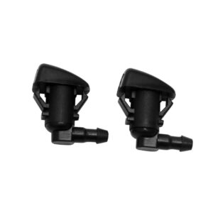 zhparty 7c3z-17603-a wiper spray nozzle for super duty 2011-2016, windshield washer nozzle fits for ford 2008 2009 2010 f250 f350 f450 f550, for fiesta 2011-2015 - replaces oem # be8z-17603-a, 2 pcs