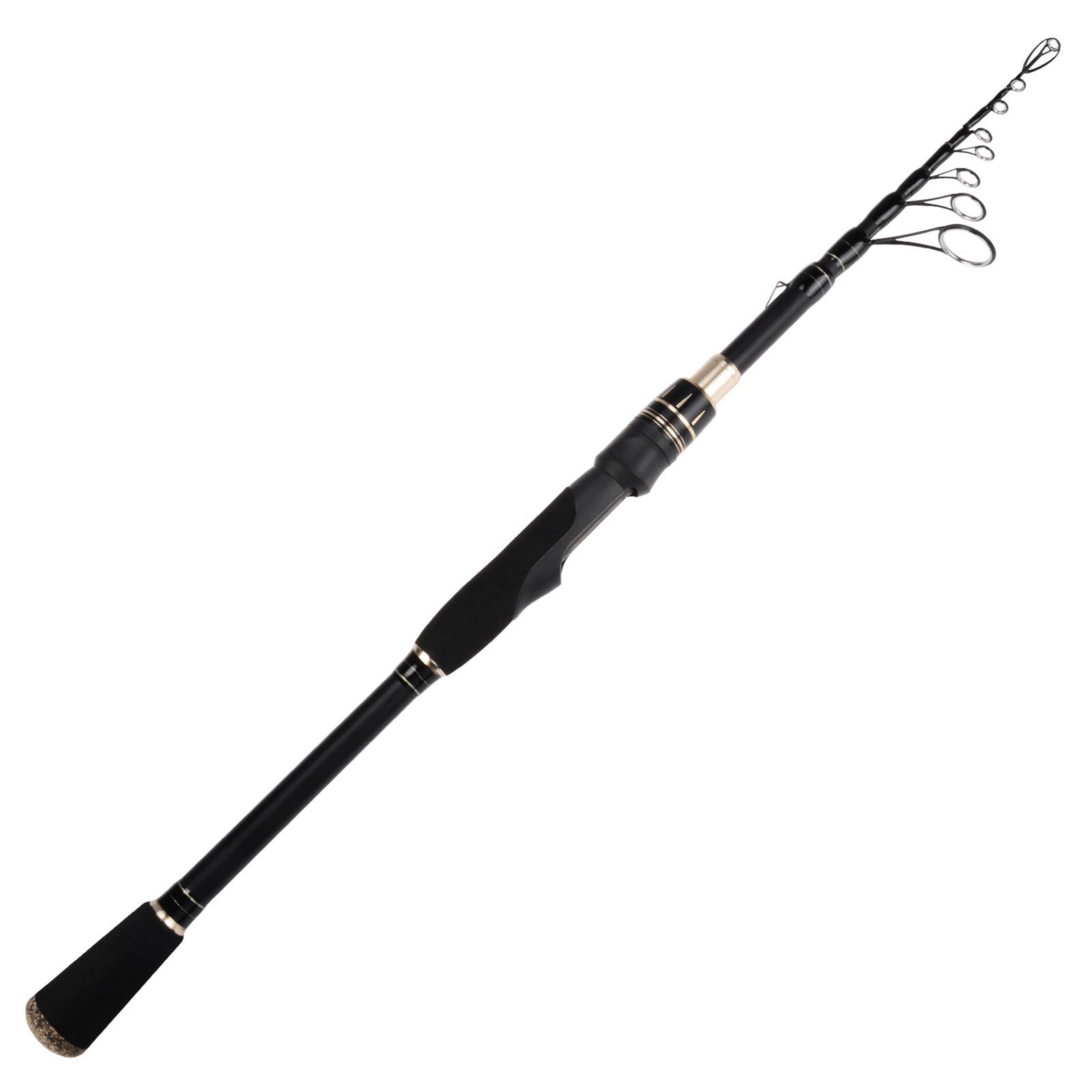 KastKing Blackhawk II Telescopic Fishing Rods, Inshore Spinning 8ft -Mod Fast-H Power