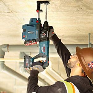 BOSCH GBH18V-26DK26GDE 18V EC Brushless SDS-plus Bulldog 1 In. Rotary Hammer Kit with Mobile Dust Extractor and (2) CORE18V Batteries