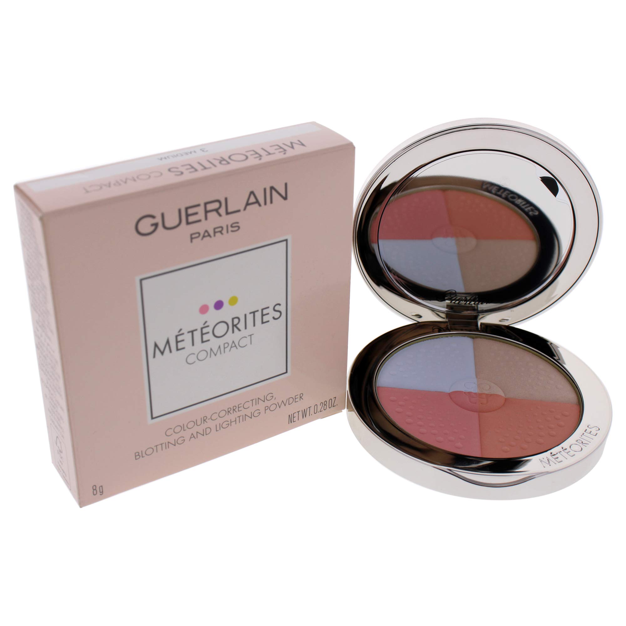 Guerlain Meteorites Compact Blotting and Lighting Powder - 3 Medium Women Powder 0.28 oz 231179/003