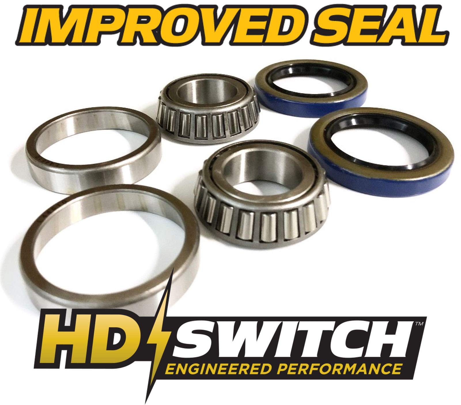 HD Switch (1 Kit) Deck Blade Spindle Bearing Rebuild Kit Replaces Toro 54-7781, 27-0870, 2 Bearings, 2 Seals, Proline