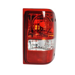 dependable direct right passenger side tail light lens & housing for 2006-2011 ford ranger - fo2819111 clear