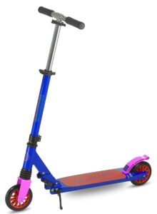 scooter for kids | 2 wheel scooter for boys | two wheel scooter for girls | outdoor king kids scooters | folding kids scooter easy to transport | scooride skeddadle (blue)