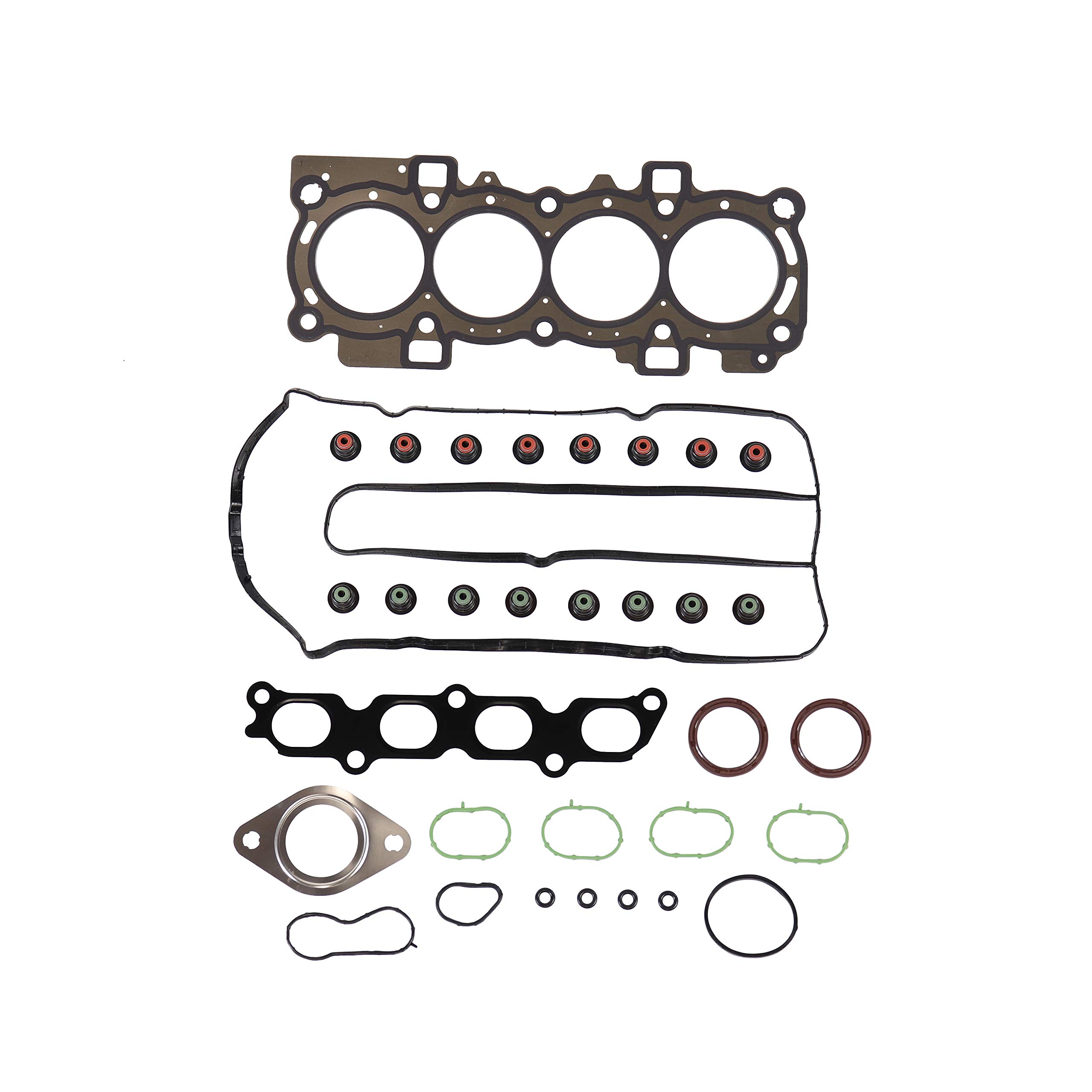 DNJ HGS4313 Cylinder Head Gasket Set for 2011-2015 / Ford/Fiesta / 1.6L / L4 / DOHC / 16V / 1596cc / 97cid / (TiVCT) / [VIN J]