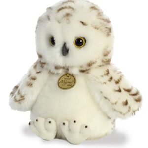 Aurora® Adorable Miyoni® Tots Snowy Owlet Stuffed Animal - Lifelike Detail - Cherished Companionship - White 10 Inches