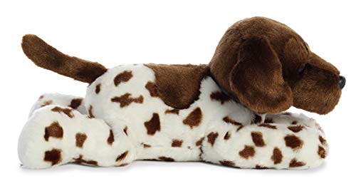 Aurora® Adorable Flopsie™ Gio German Shorthair™ Stuffed Animal - Playful Ease - Timeless Companions - Brown 12 Inches