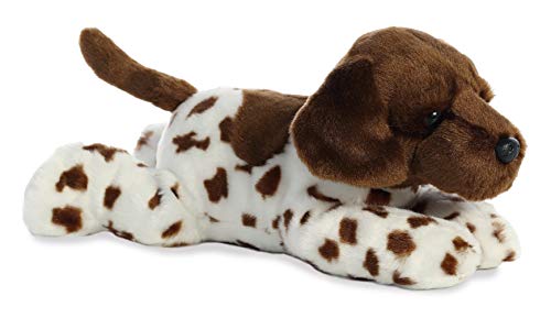 Aurora® Adorable Flopsie™ Gio German Shorthair™ Stuffed Animal - Playful Ease - Timeless Companions - Brown 12 Inches