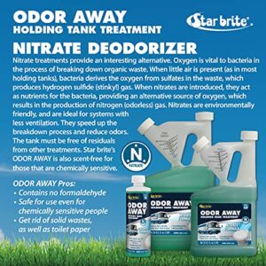 STAR BRITE RV Odor Away Natural Holding Tank Treatment 8oz 4 Pack (076308)