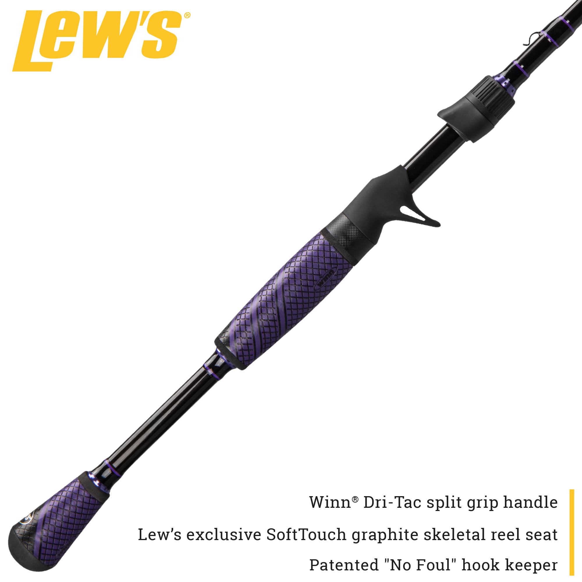 Lew's Team Lew's Pro-Ti Speed Stick 7'3" Medium Heavy Casting Rod