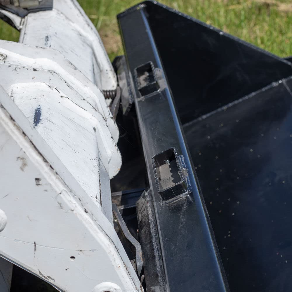 Titan Attachments Skid Steer Bucket Attachment V2 60" Reinforced