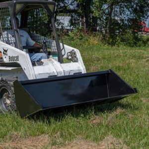 Titan Attachments Skid Steer Bucket Attachment V2 60" Reinforced