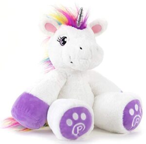 plushible unicorn stuffed animal for kids (18")