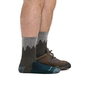 Darn Tough Men's Number 2 Micro Crew Midweight with Cushion Sock (Style 1974) - Green, Large