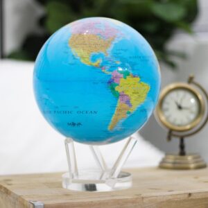 MOVA Globe Blue Political Map 6"