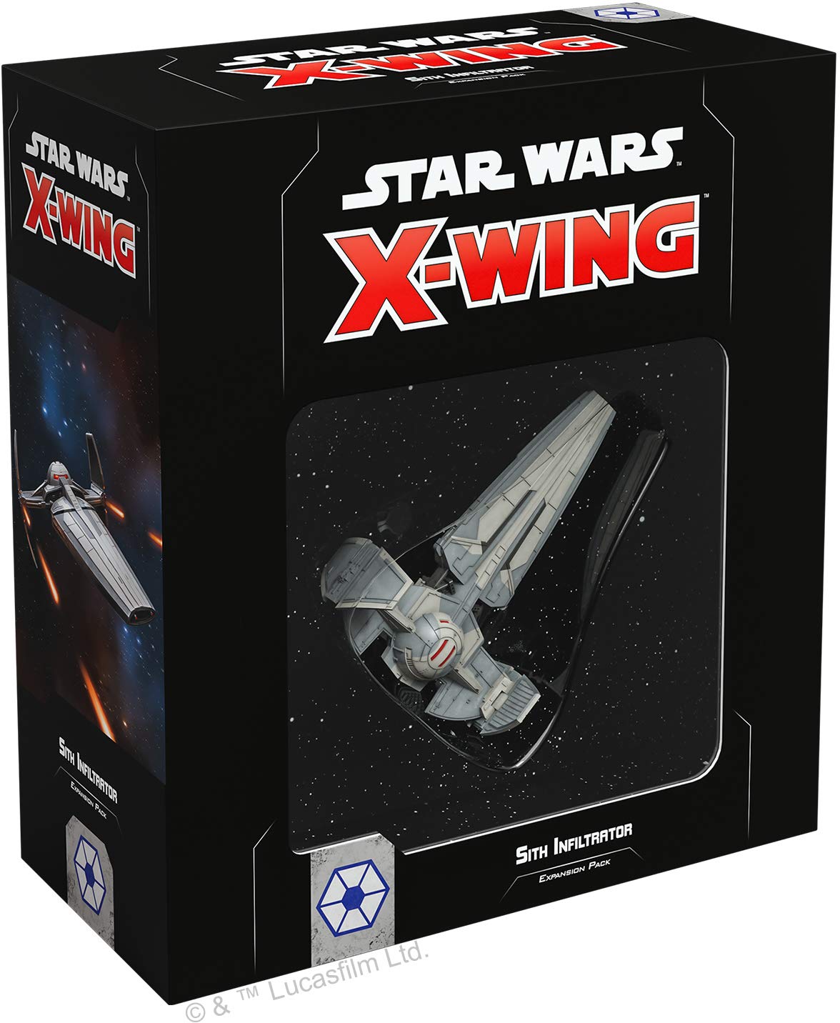 Star Wars X-Wing 2nd Edition Miniatures Game Sith Infiltrator EXPANSION PACK | Strategy Game for Adults and Teens | Ages 14+ | 2 Players | Average Playtime 45 Minutes | Made by Atomic Mass Games