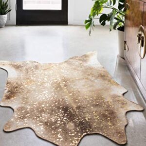Loloi II Odessa Collection ODE-01 Accent Rug 3'-10" x 5' Mocha/Sand Rectangular 0.25" Thick