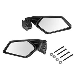 Kemimoto X3 Mirrors, Maverick X3 Side View Mirrors Compatible with 2017 2018 2019 2020 2021 2022 2023 Can Am Maverick X3 / X3 Max RS DS Turbo RR, OEM Replace #715002898