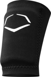 evoshield adult solid batter's protective wrist guard (l, black)