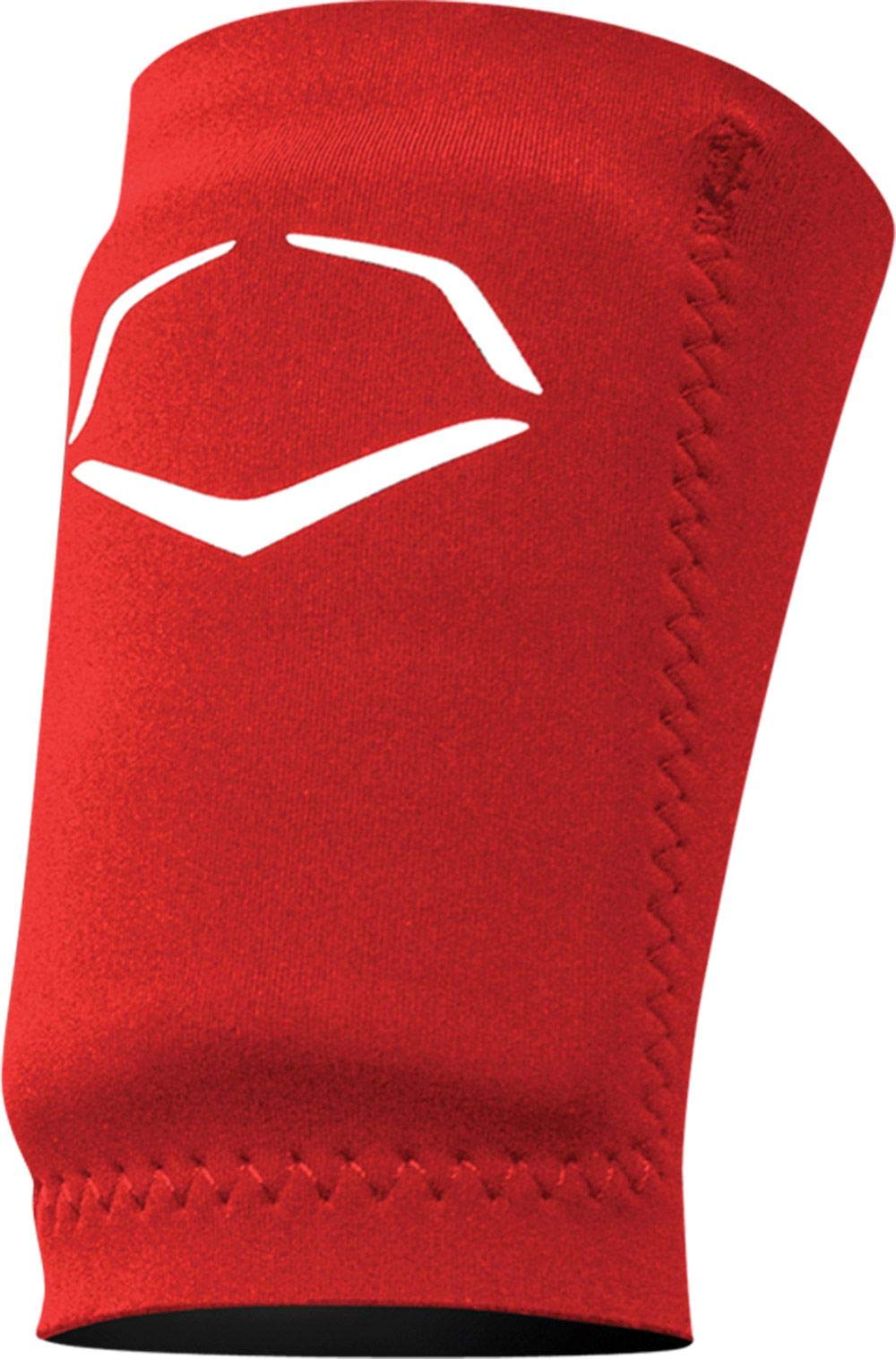 EvoShield Adult Solid Batter's Protective Wrist Guard (S, Red)