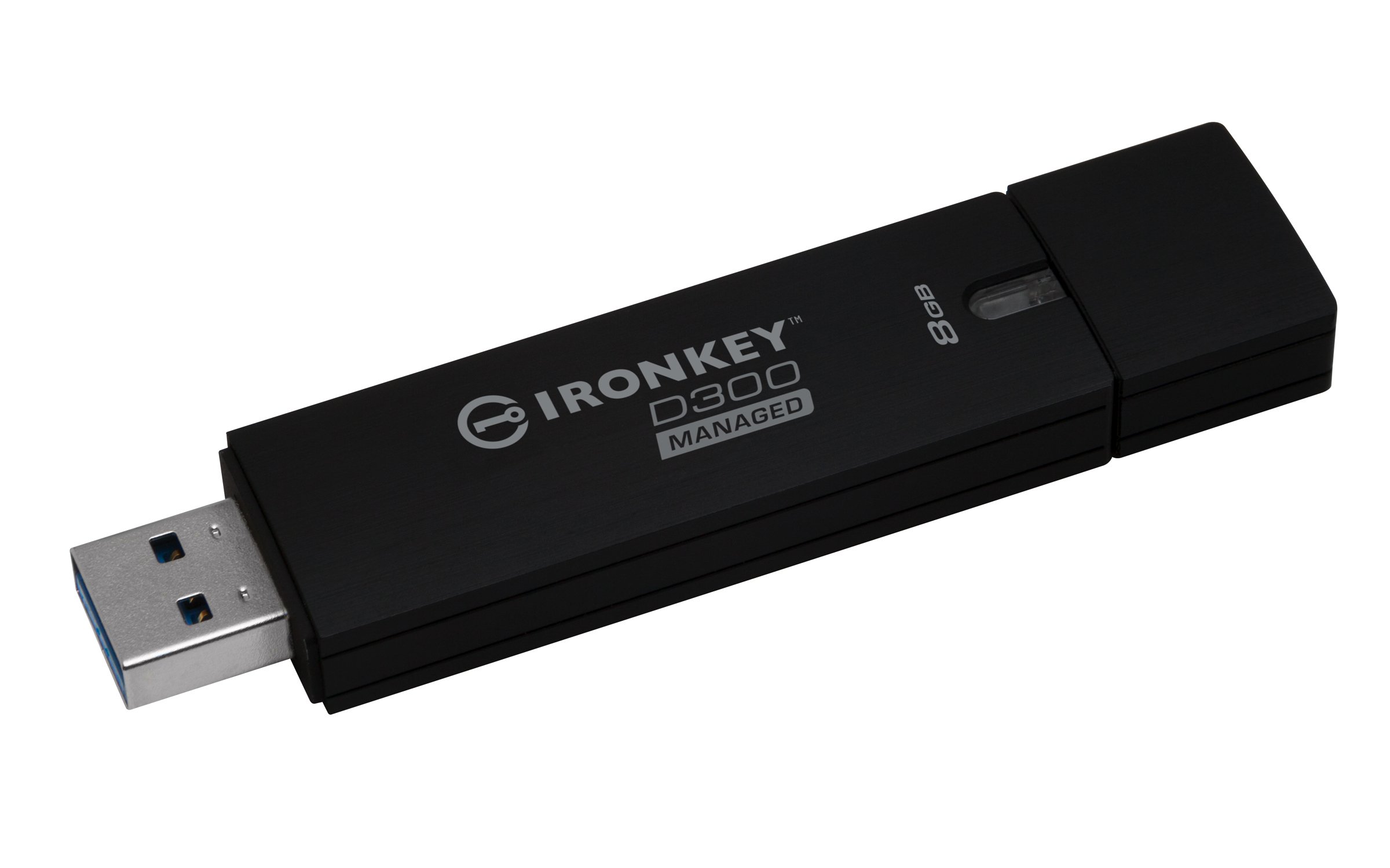 Kingston - IKD300SM/32GB - MF IKD300SM 32GB 32GB D300SM AES 256 XTS Encrypted USB Drive Retail