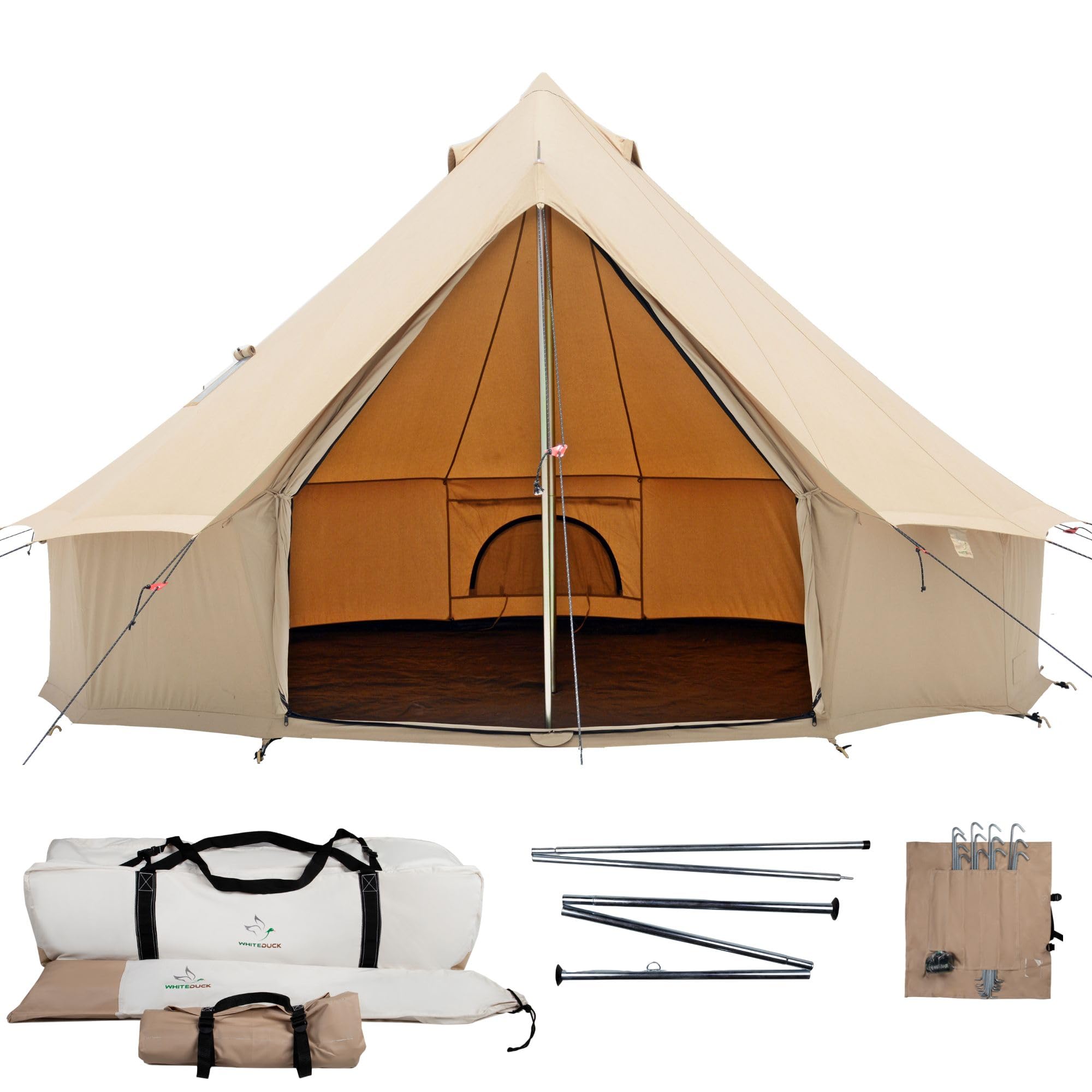Regatta Bell Tent (Sandstone Beige, 10' (3M), Water Repellent)